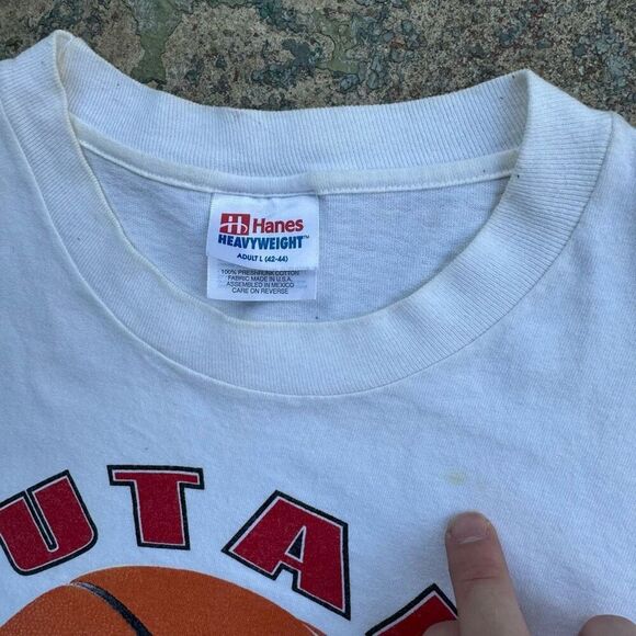 90’s Utah Basketball Raise The Roof Vintage Shirt - Picture 3 of 4